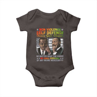 Martin Luther King Jr Malcolm X Baby Onesie Choose Your Weapon No Matter What The Choice