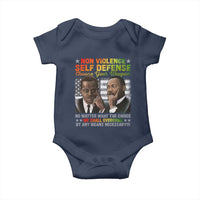 Martin Luther King Jr Malcolm X Baby Onesie Choose Your Weapon No Matter What The Choice