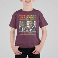 Martin Luther King Jr Malcolm X T Shirt For Kid Choose Your Weapon No Matter What The Choice
