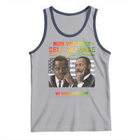Martin Luther King Jr Malcolm X Tank Top Choose Your Weapon No Matter What The Choice