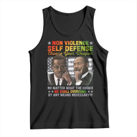 Martin Luther King Jr Malcolm X Tank Top Choose Your Weapon No Matter What The Choice