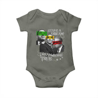 Obama MLK Malcolm X Baby Onesie Dreams Come True