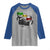 Obama MLK Malcolm X Raglan Shirt Dreams Come True