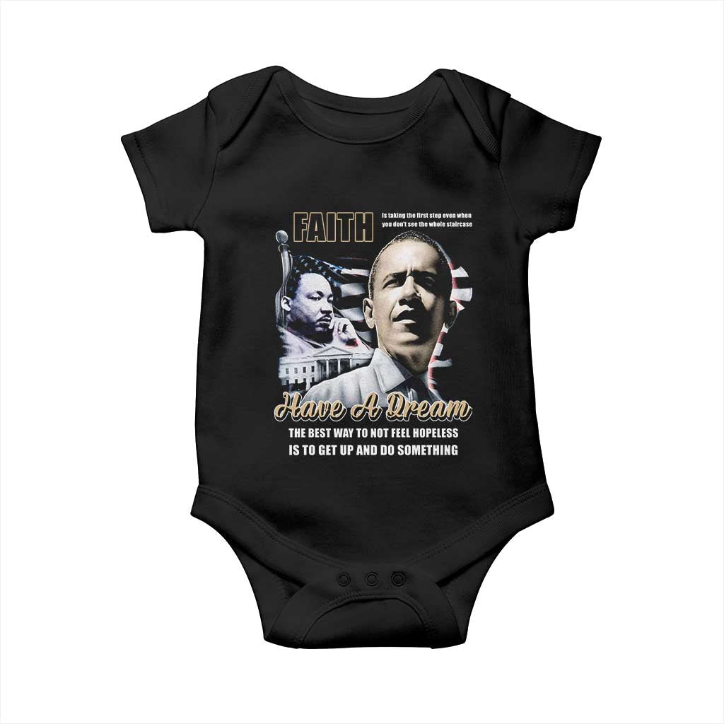 Obama MLK Martin Luther King Jr Baby Onesie