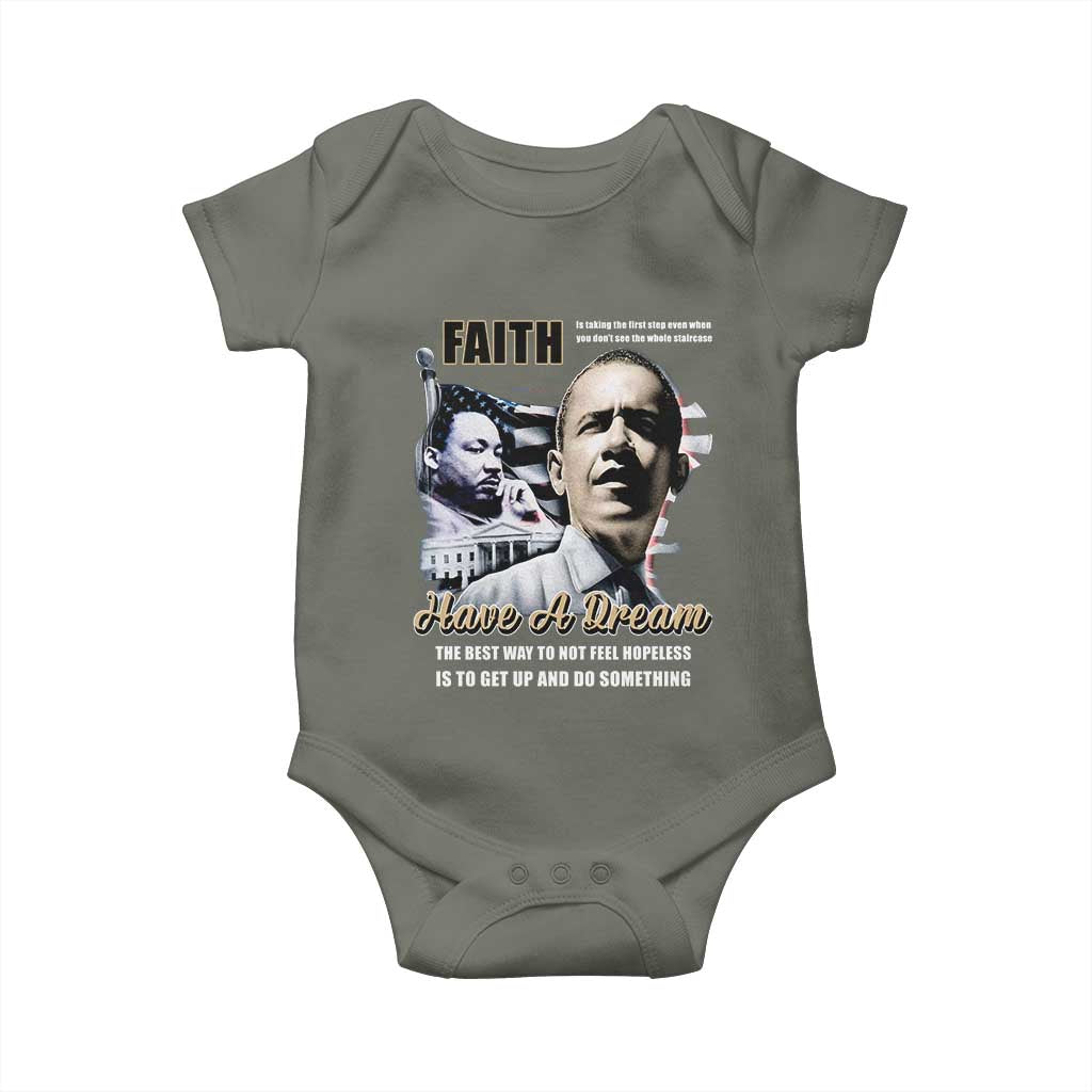 Obama MLK Martin Luther King Jr Baby Onesie