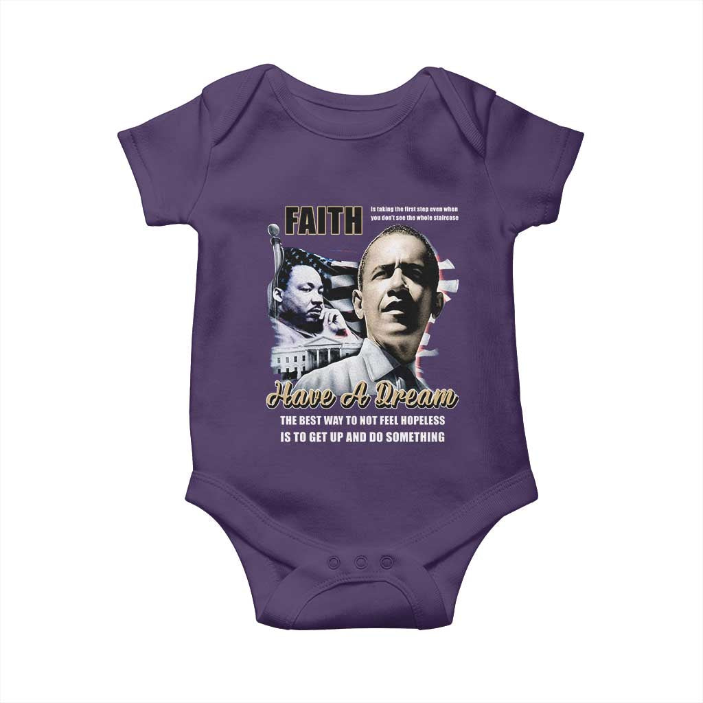 Obama MLK Martin Luther King Jr Baby Onesie