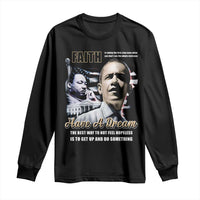 Obama MLK Martin Luther King Jr Long Sleeve Shirt