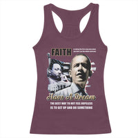 Obama MLK Martin Luther King Jr Racerback Tank Top