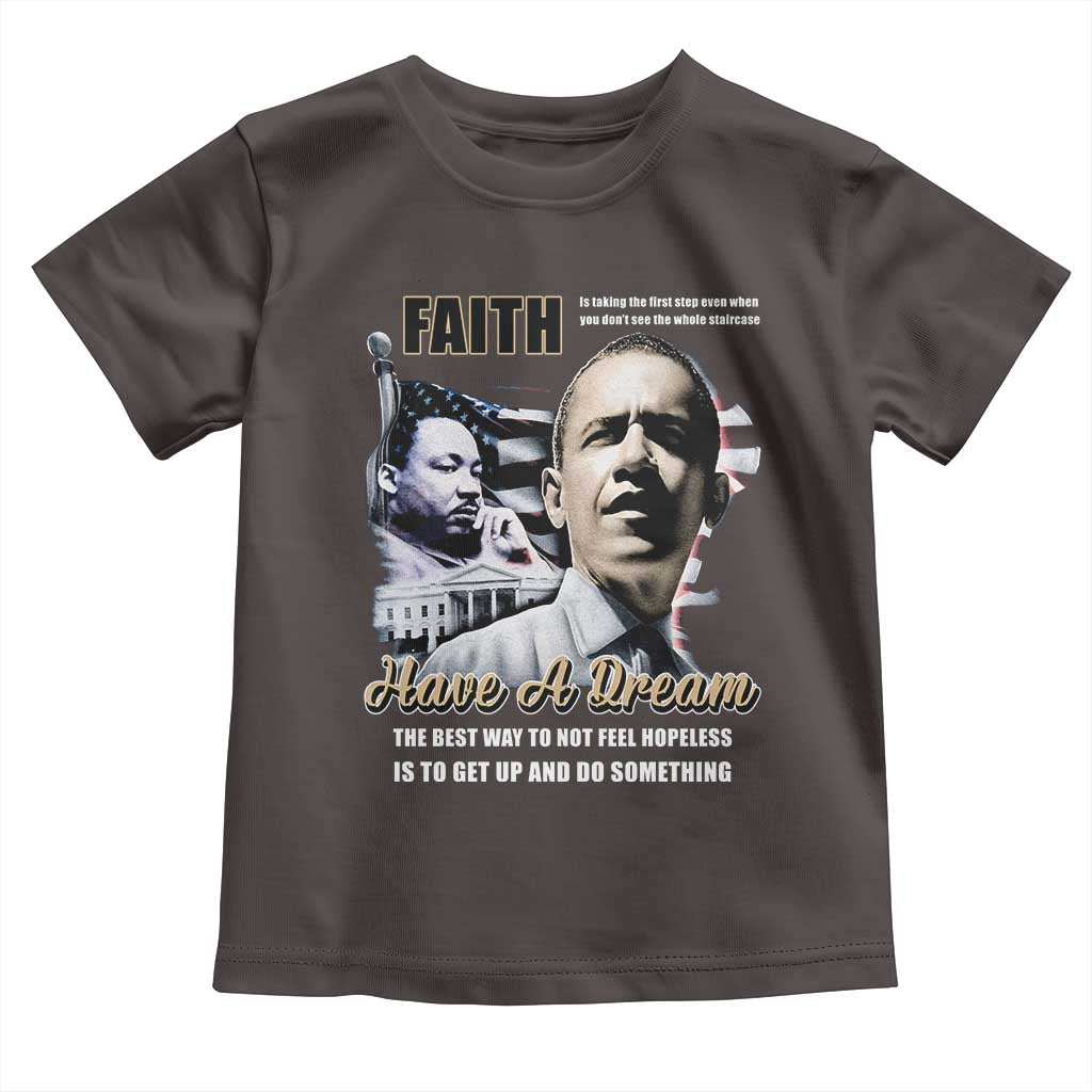 Obama MLK Martin Luther King Jr Toddler T Shirt