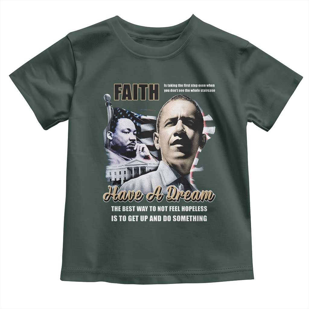 Obama MLK Martin Luther King Jr Toddler T Shirt