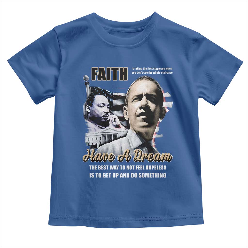 Obama MLK Martin Luther King Jr Toddler T Shirt