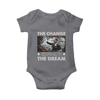 Obama MLK Baby Onesie The Change Began With The Dream