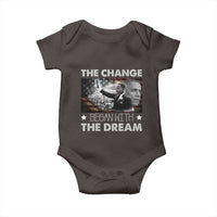 Obama MLK Baby Onesie The Change Began With The Dream