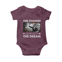 Obama MLK Baby Onesie The Change Began With The Dream