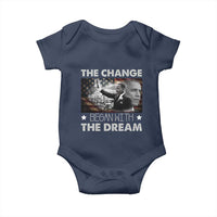 Obama MLK Baby Onesie The Change Began With The Dream