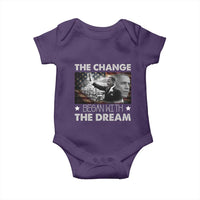 Obama MLK Baby Onesie The Change Began With The Dream