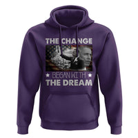Obama MLK Hoodie The Change Began With The Dream