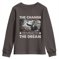 Obama MLK Youth Sweatshirt The Change Began With The Dream
