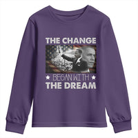Obama MLK Youth Sweatshirt The Change Began With The Dream