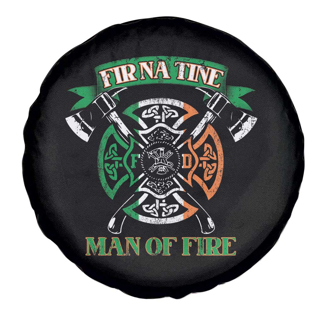 Irish Firefighter Spare Tire Cover Fir Na Tine Man Of Fire