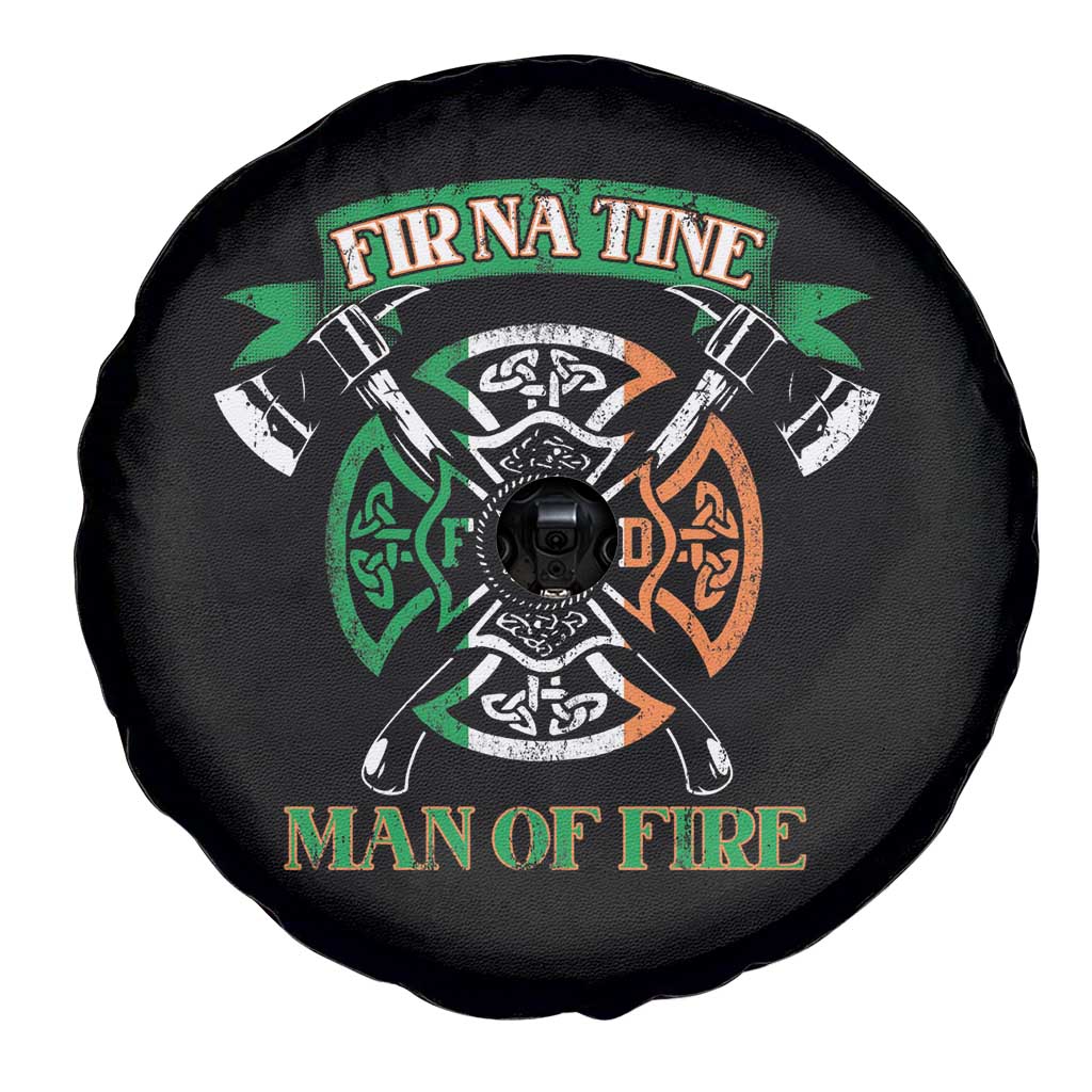Irish Firefighter Spare Tire Cover Fir Na Tine Man Of Fire