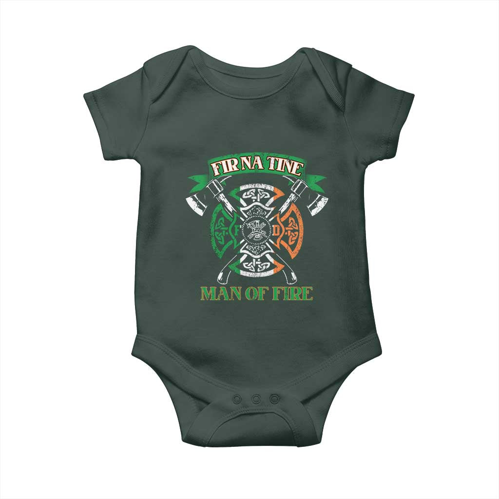 Irish Firefighter Baby Onesie Fir Na Tine Man Of Fire