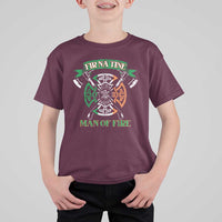 Irish Firefighter T Shirt For Kid Fir Na Tine Man Of Fire