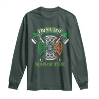 Irish Firefighter Long Sleeve Shirt Fir Na Tine Man Of Fire