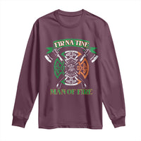 Irish Firefighter Long Sleeve Shirt Fir Na Tine Man Of Fire