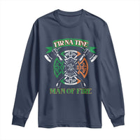 Irish Firefighter Long Sleeve Shirt Fir Na Tine Man Of Fire