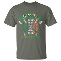 Irish Firefighter T Shirt Fir Na Tine Man Of Fire