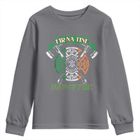 Irish Firefighter Youth Sweatshirt Fir Na Tine Man Of Fire