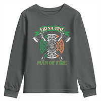 Irish Firefighter Youth Sweatshirt Fir Na Tine Man Of Fire