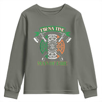 Irish Firefighter Youth Sweatshirt Fir Na Tine Man Of Fire