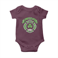 Irish Firefighter Baby Onesie Fir Na Tine Man Of Fire Celtic Claddagh Cross