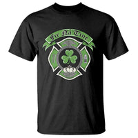 Irish Firefighter T Shirt Fir Na Tine Man Of Fire Celtic Claddagh Cross