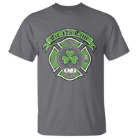 Irish Firefighter T Shirt Fir Na Tine Man Of Fire Celtic Claddagh Cross