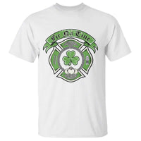 Irish Firefighter T Shirt Fir Na Tine Man Of Fire Celtic Claddagh Cross