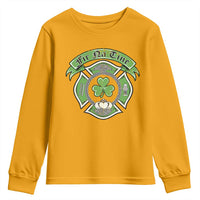 Irish Firefighter Youth Sweatshirt Fir Na Tine Man Of Fire Celtic Claddagh Cross