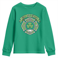 Irish Firefighter Youth Sweatshirt Fir Na Tine Man Of Fire Celtic Claddagh Cross