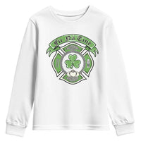 Irish Firefighter Youth Sweatshirt Fir Na Tine Man Of Fire Celtic Claddagh Cross