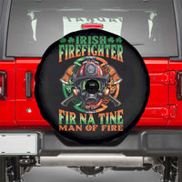 Fir Na Tine Man Of Fire Spare Tire Cover Irish Firefighter Pride