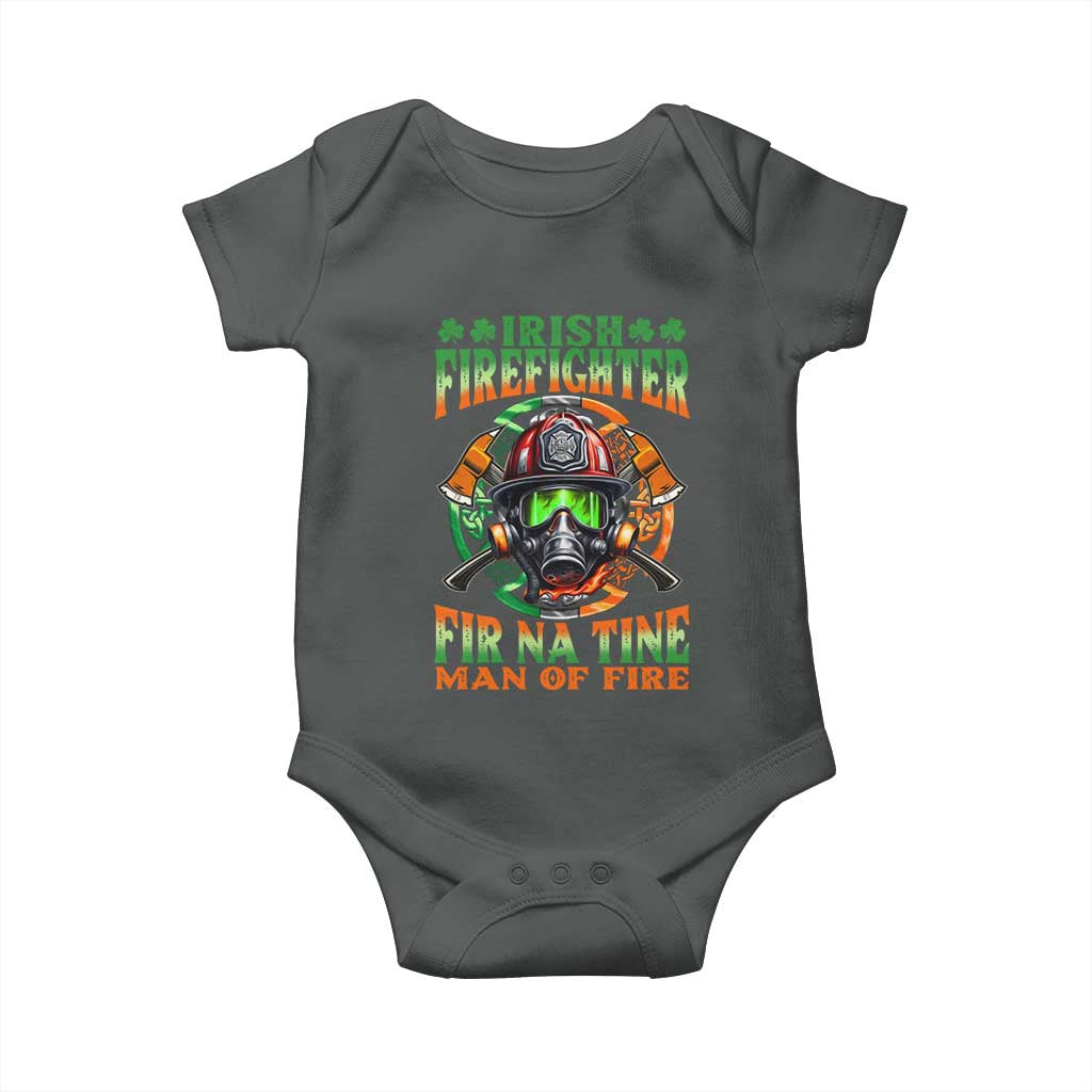 Fir Na Tine Man Of Fire Baby Onesie Irish Firefighter Pride