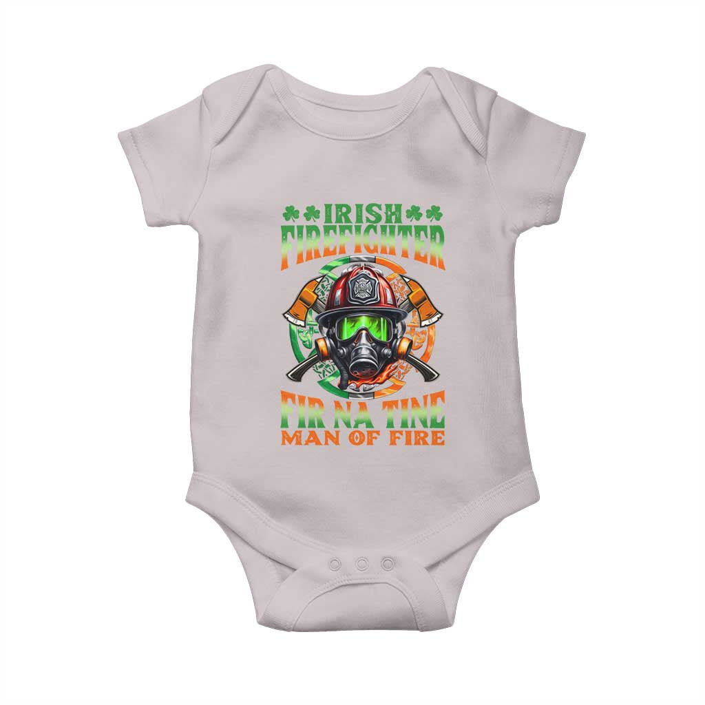 Fir Na Tine Man Of Fire Baby Onesie Irish Firefighter Pride