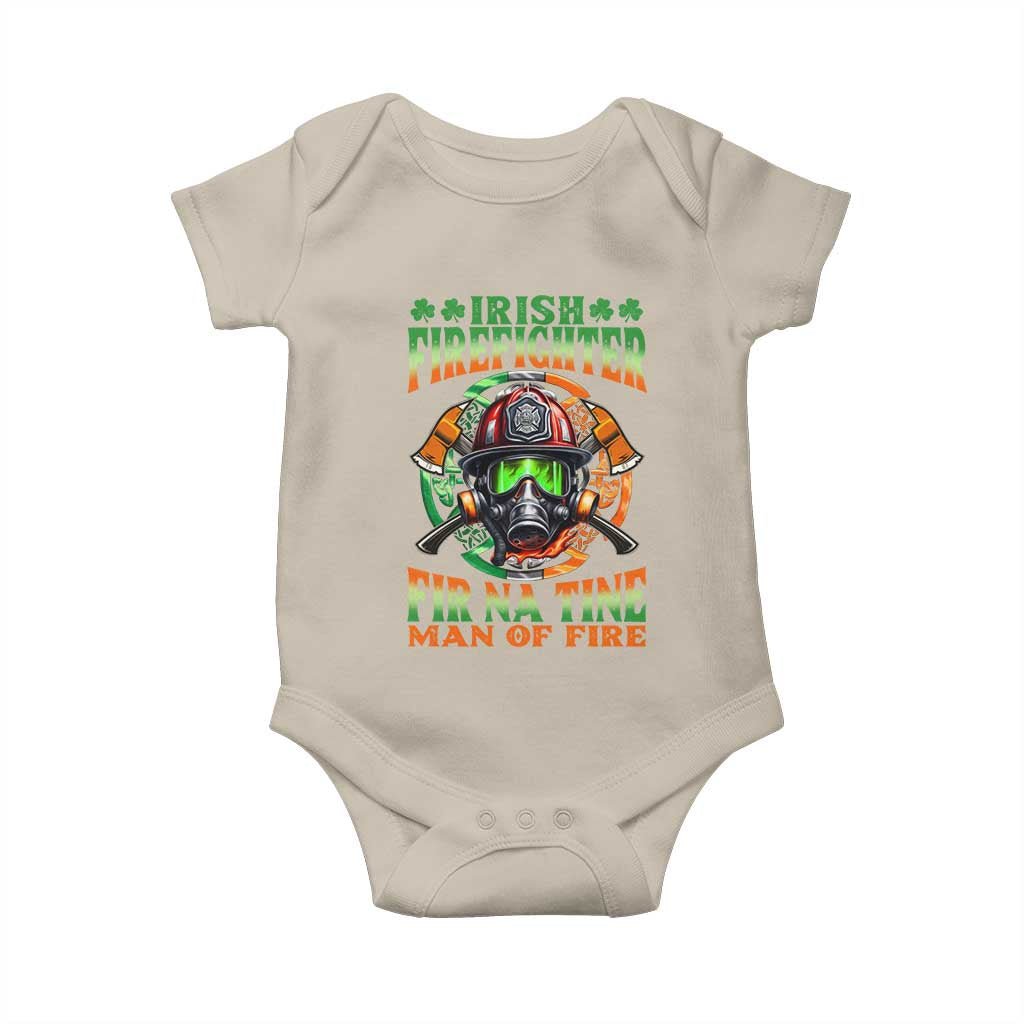 Fir Na Tine Man Of Fire Baby Onesie Irish Firefighter Pride