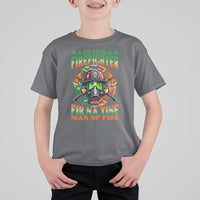 Fir Na Tine Man Of Fire T Shirt For Kid Irish Firefighter Pride