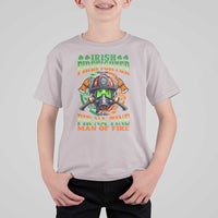 Fir Na Tine Man Of Fire T Shirt For Kid Irish Firefighter Pride