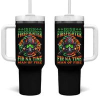 Fir Na Tine Man Of Fire Tumbler With Handle Irish Firefighter Pride