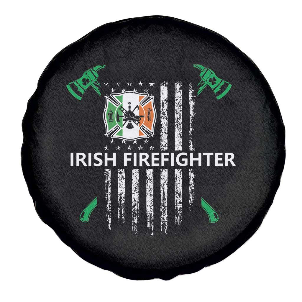 Irish Firefighter Fir Na Tine Man Of Fire Spare Tire Cover Irish American Flag