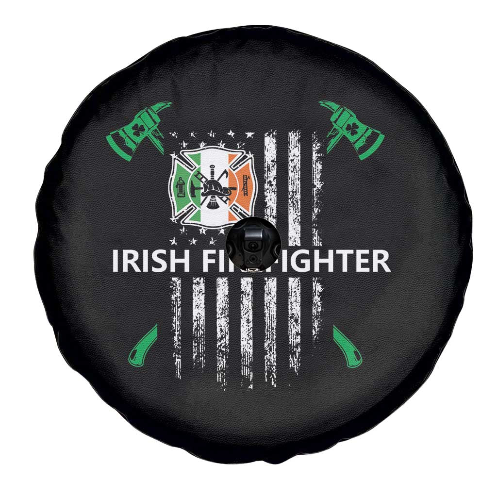 Irish Firefighter Fir Na Tine Man Of Fire Spare Tire Cover Irish American Flag